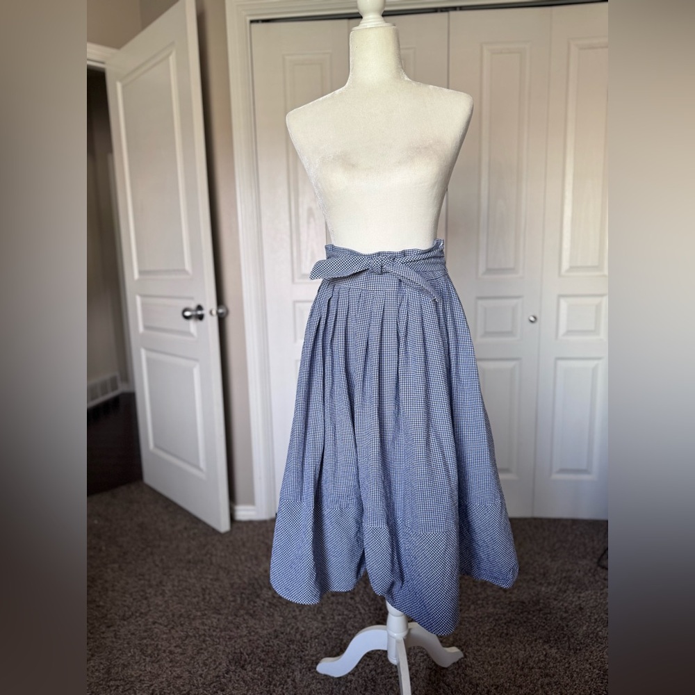 Brooks Brothers Gingham Maxi Skirt size 6